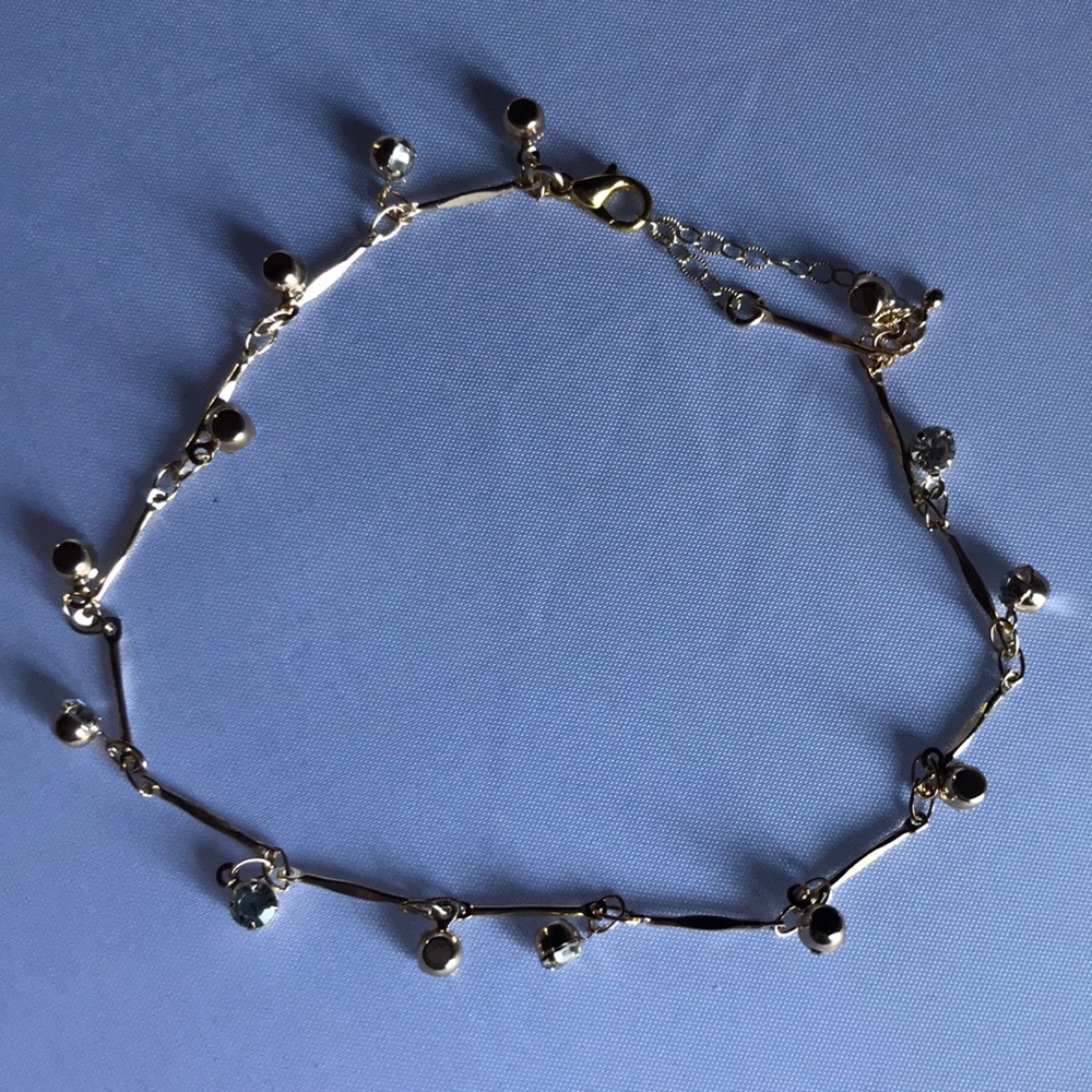 new. gold filled charm ankle bracelet - Picture 2 of 6